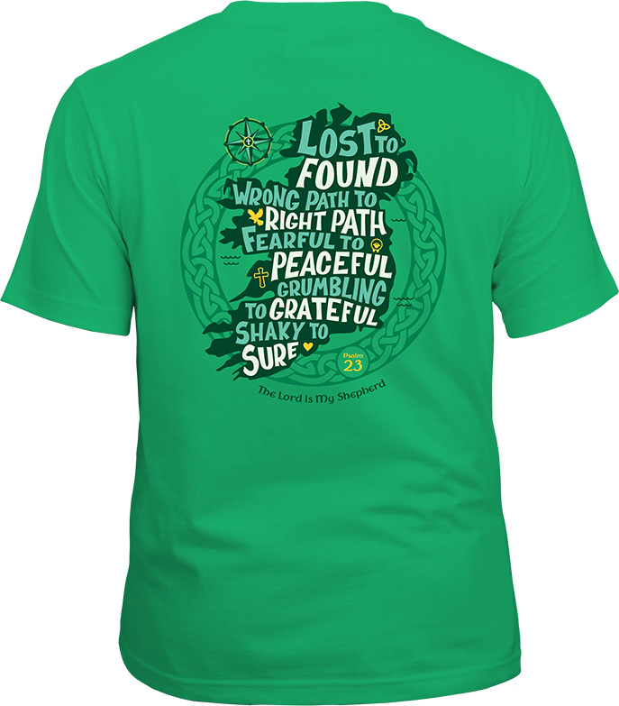 Back of shirt