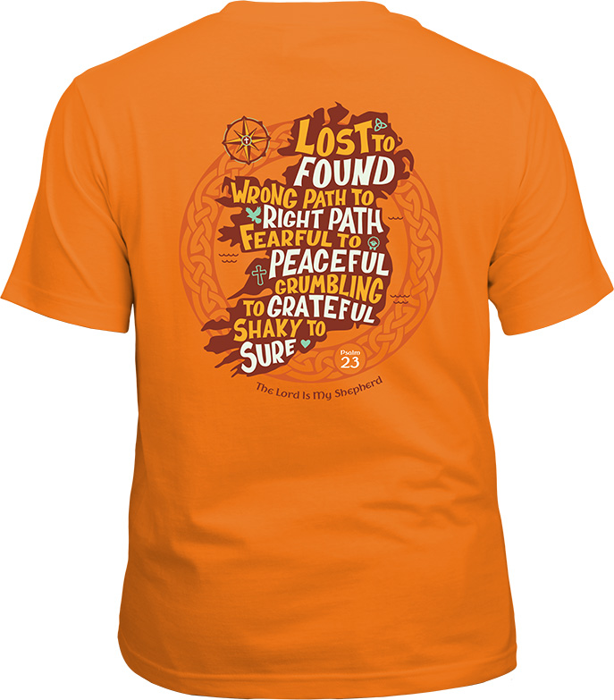 Back of shirt