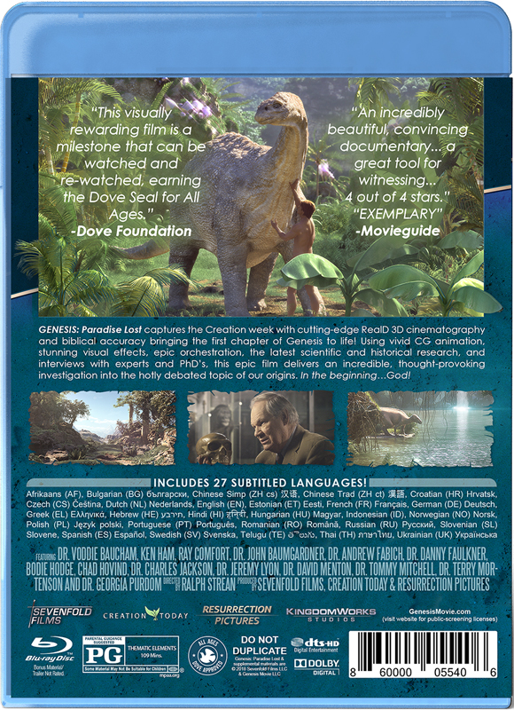3D Blu-Ray Back Cover