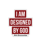 Designed by God Sticker: Small