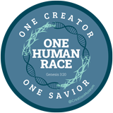 One Human Race Sticker: Large