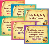 MYSTERY ISLAND VBS: PRE-PRIMARY AND TODDLER MEMORY VERSE POSTERS
