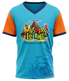 MYSTERY ISLAND VBS: STUDENT ATHLETIC T-SHIRT: Y-XL