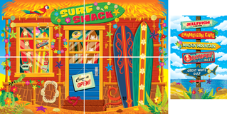 MYSTERY ISLAND VBS: SURFER SHACK SCENE SETTER