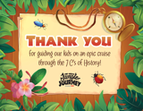 The Great Jungle Journey VBS:  Staff Appreciation Cards