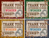 Wonder Junction VBS:  Staff Appreciation Cards