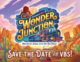 Wonder Junction VBS: Save the Date Postcard