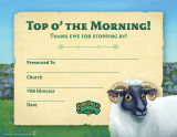 Emerald Crossing VBS:  Visitor Appreciation Certificates