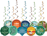 Emerald Crossing VBS: Spiral Hanging Decorations