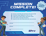 Spy U VBS: Certificate of Completion