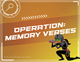 Spy U VBS:  Rotation Sign: Memory Verses