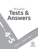 ABC Homeschool: 4-5 Tests and Answers: Year 3