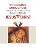Jesus' Birth Announcement Christmas Cards
