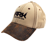 Ark Encounter Leather Cap: Khaki