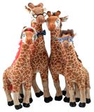 Ark Encounter Giraffe Plush Family Pack: Large