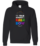 The True Meaning of the Rainbow Hooded T-shirt: L