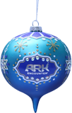 Ark Encounter Blue Snowflake Ornament