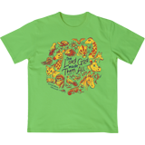 The Lord God Made Them All Youth T-shirt: Green Lg